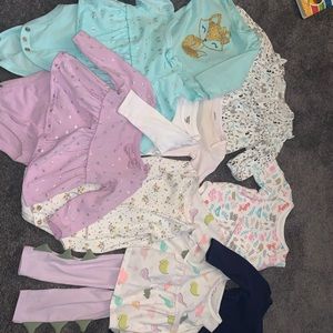 10 long sleeve outfits for girls 6-9 months